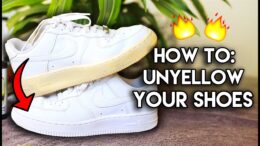 How to Remove Yellowing from Shoes Soles