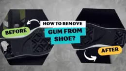 How to remove gum from shoe