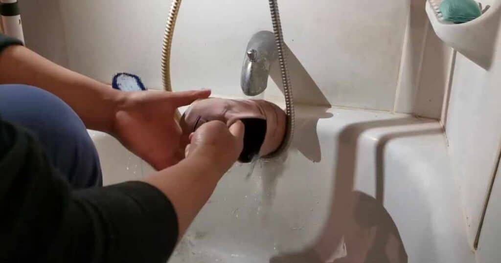 Hand Washing Your Bobs Shoes