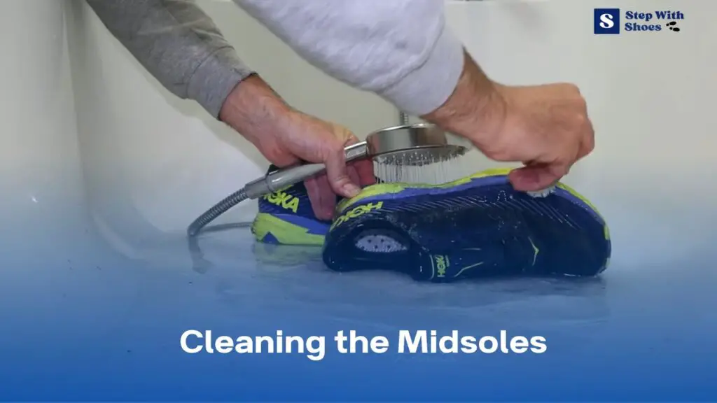 Cleaning the Midsoles hoka shoe