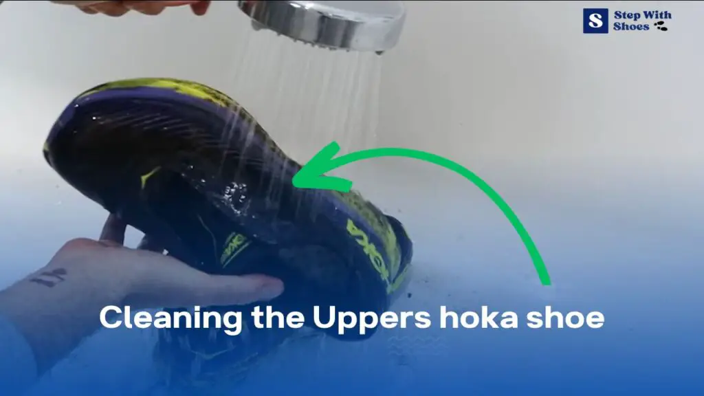 Cleaning the Uppers hoka shoe
