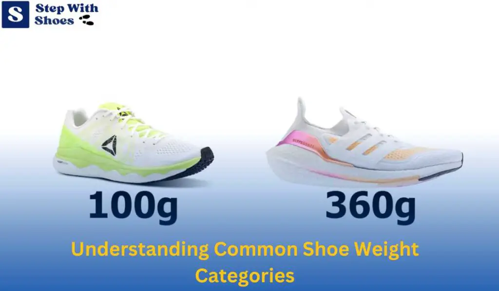  Common Shoe Weight Categories