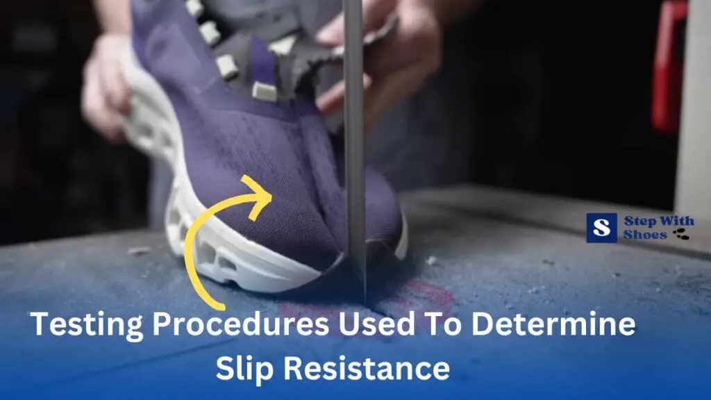 Testing Slip Resistanc hoka shoe