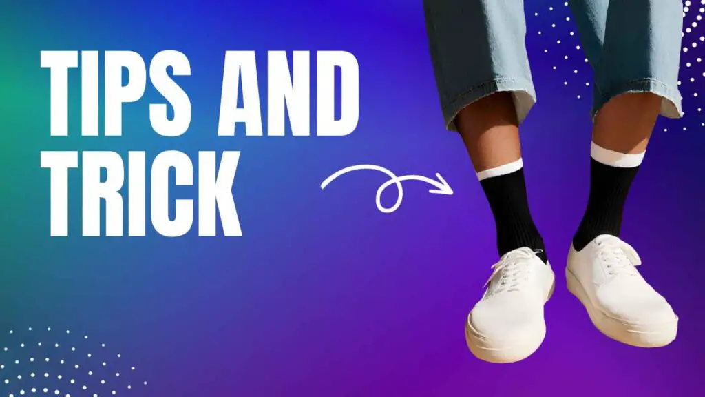 Tips For Wearing Black Socks With White Shoes