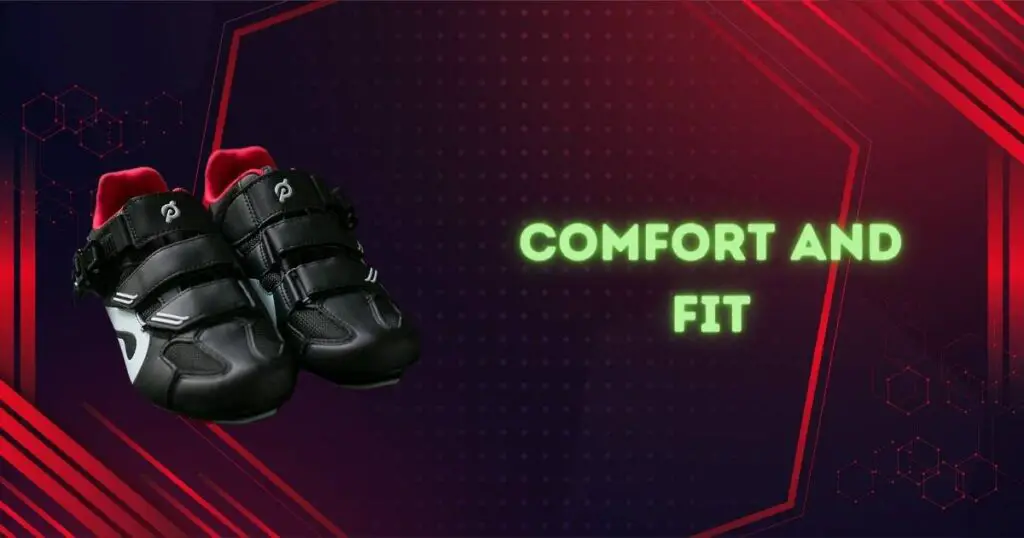 Peloton Shoe Comfort and Fit