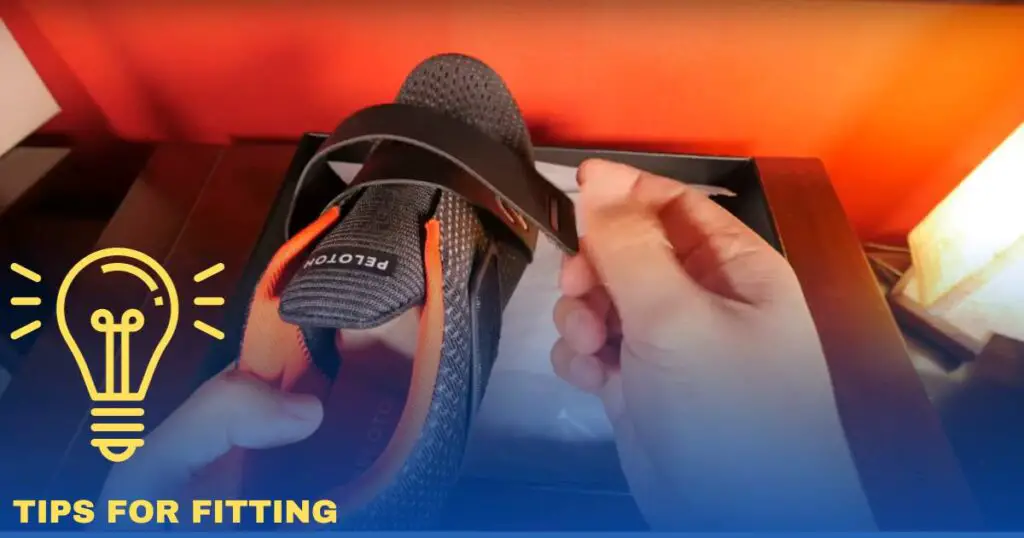 Tips for Peloton Shoe Fitting