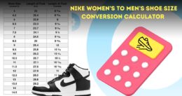 Women’s to Men’s Shoe Size Conversion Calculator Nike