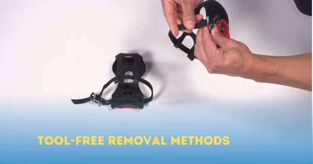 peloton shoe Tool-Free Removal Methods case