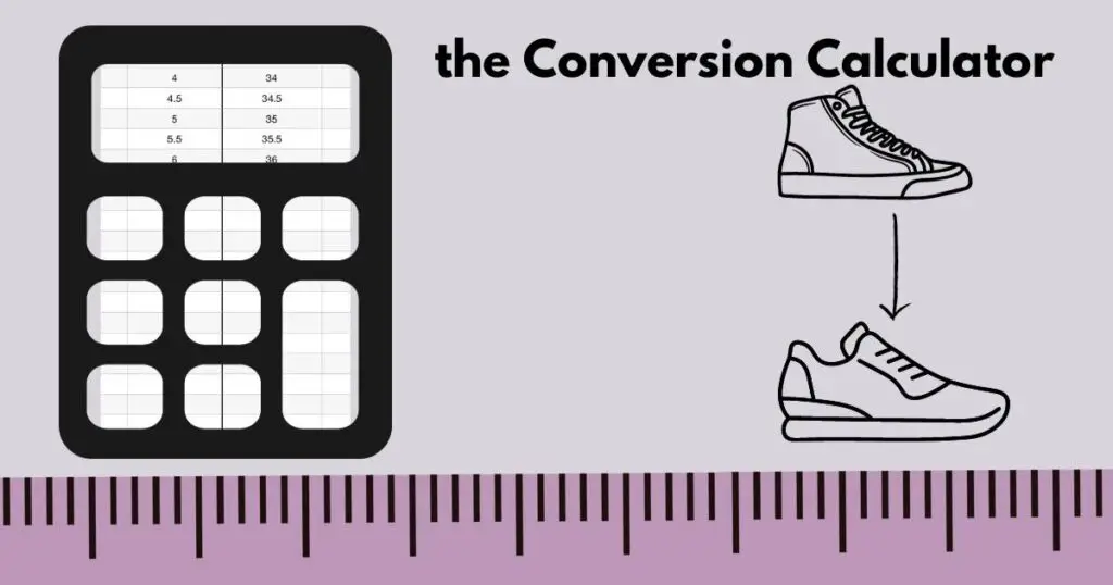 women's to men's shoe size conversion calculator
