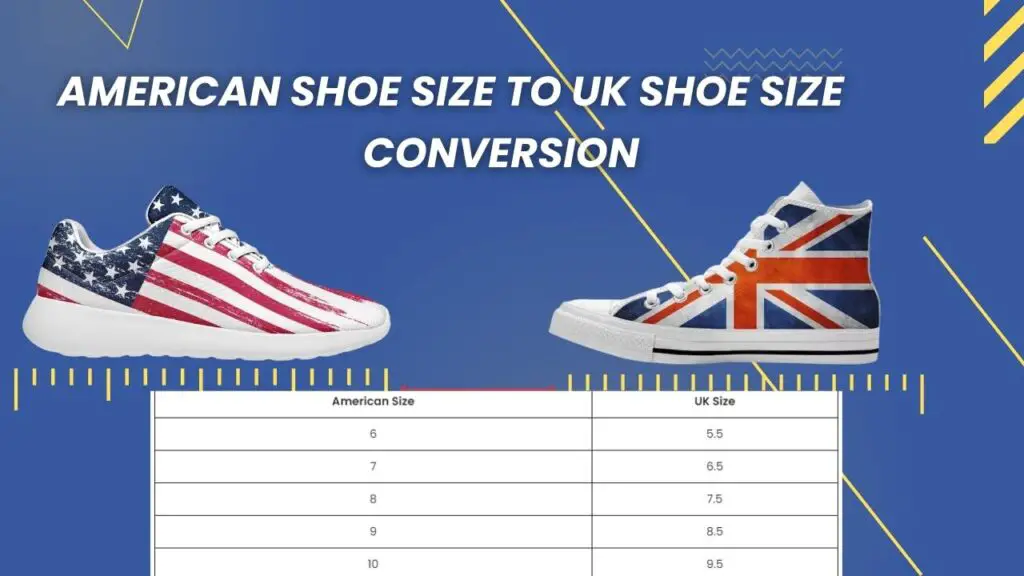 American Shoe Size To UK Shoe Size Conversion