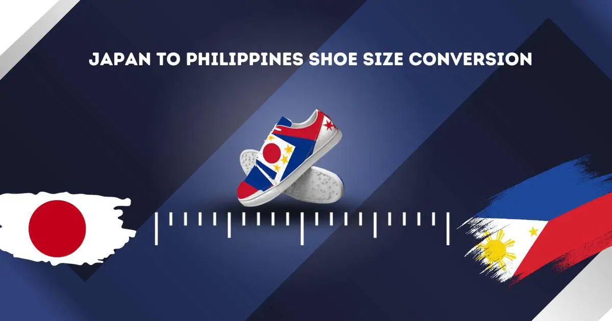 Japan to Philippines Shoe Size Conversion