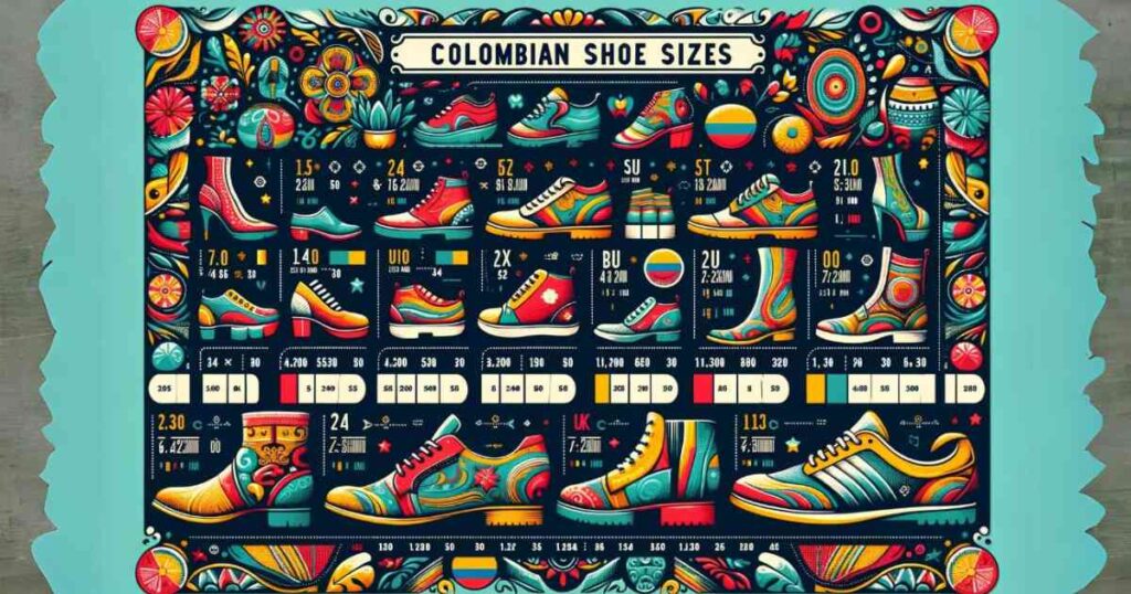 Shoe Size Chart Colombia With Guideline