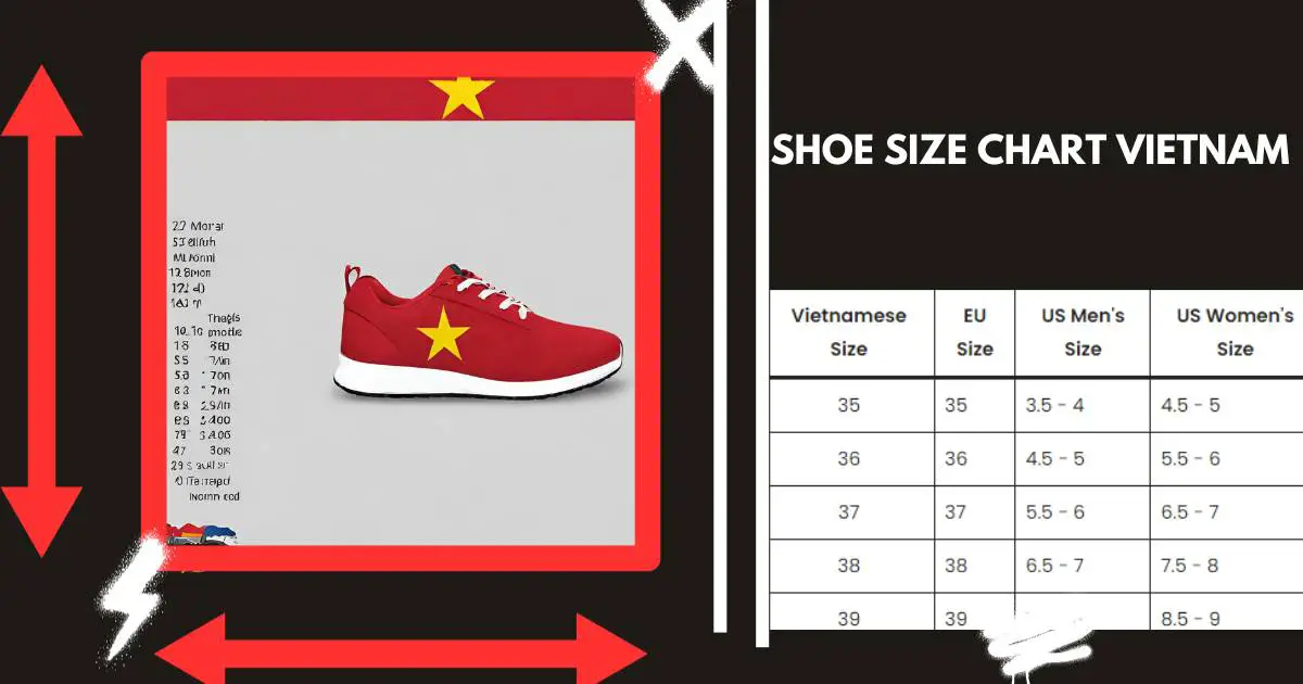 Shoe Size Chart Vietnam