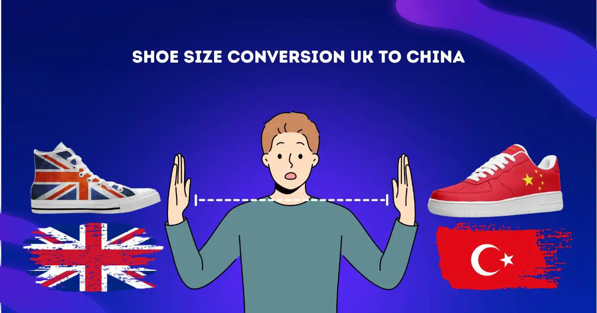 Shoe Size Conversion UK to China