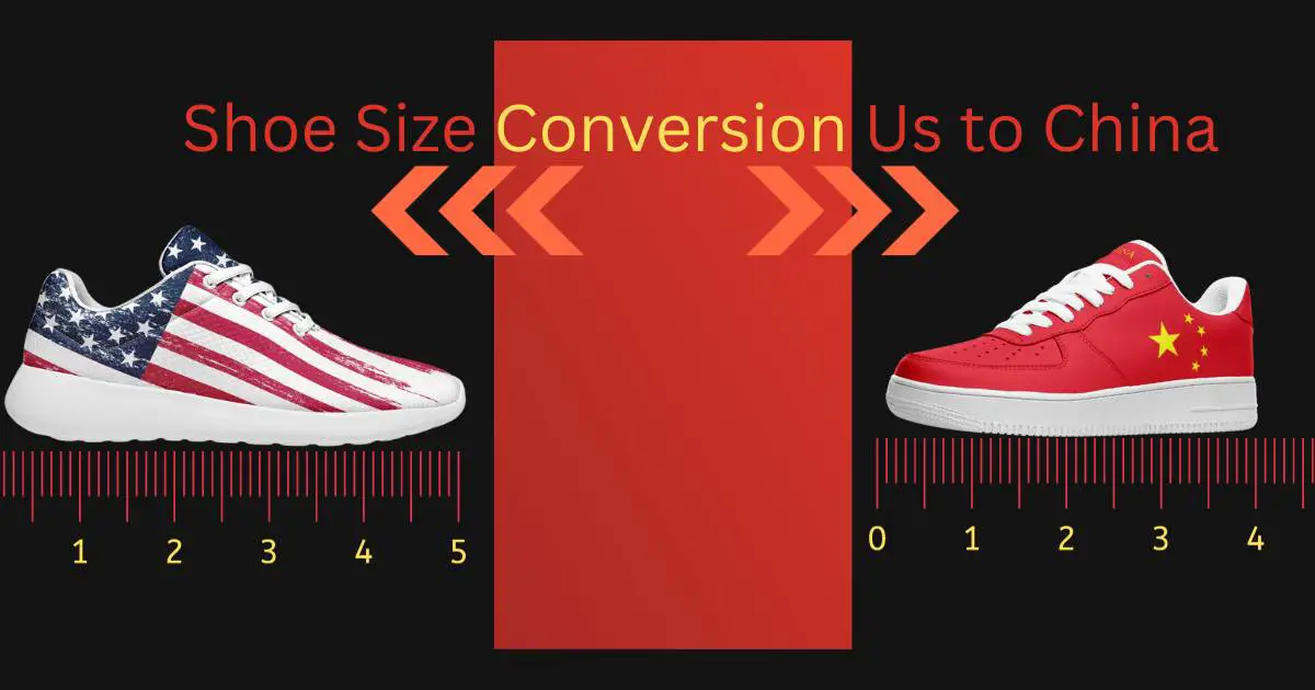 Shoe Size Conversion Us to China