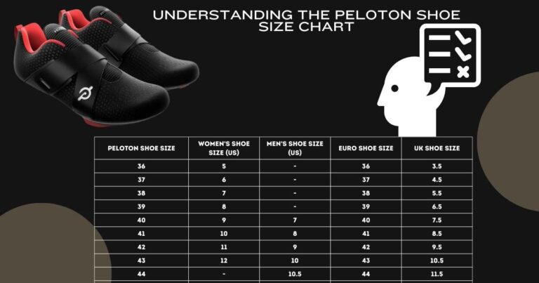 Peloton Shoes Size Chart Guide 4325