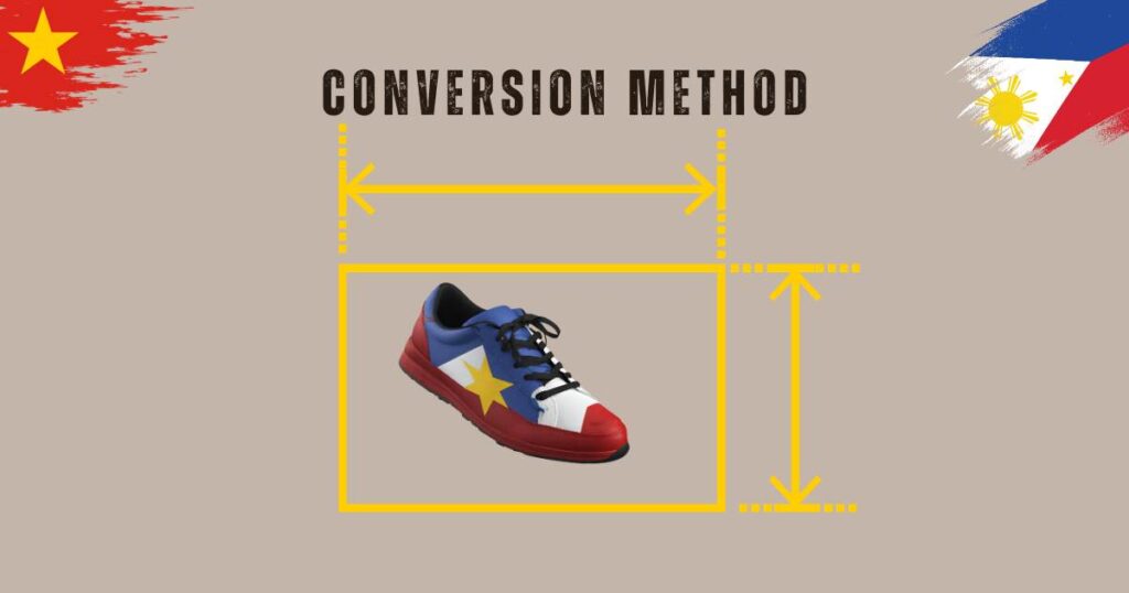 Vietnam Shoe Size Comparison to Philippines Conversion Method
