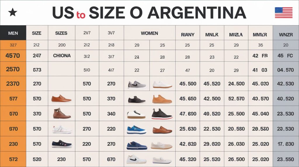 shoe size chart 