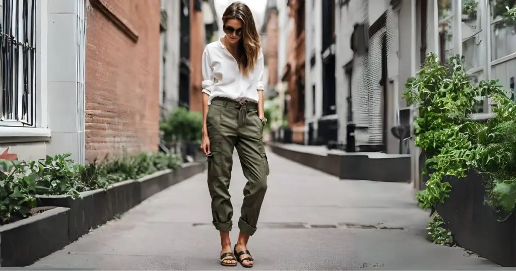 Army Pant style with Sandals