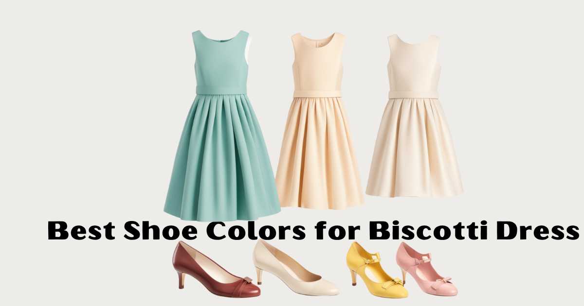 Best Shoe Colors for Biscotti Dress