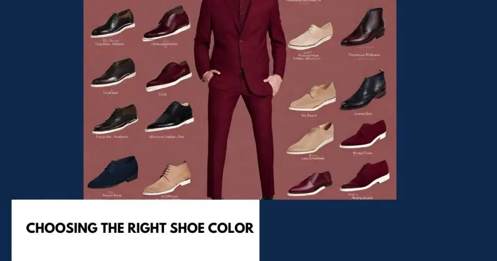 Choosing The Right Shoe Color With Maroon Pants