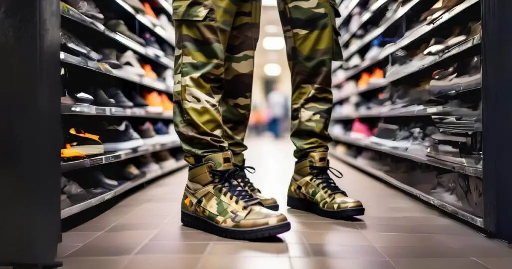 Matching Color Shoes With Camo Pants