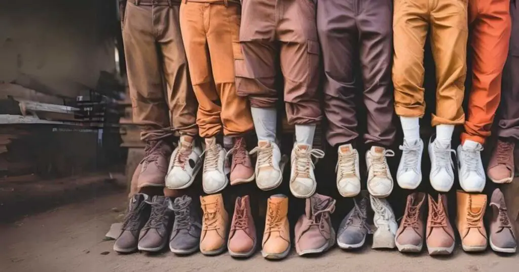 Rust Pants earthy Tones Shoe Colors