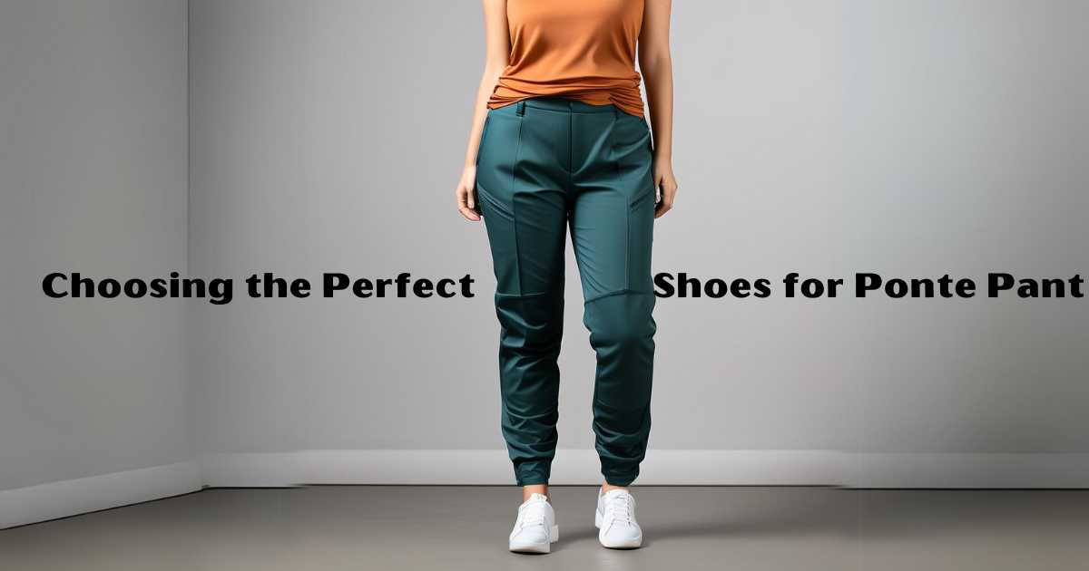 What Shoes to Wear With Ponte Pants