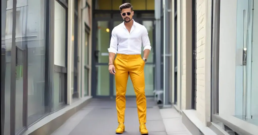 Tips For Mustard Pants with shoes