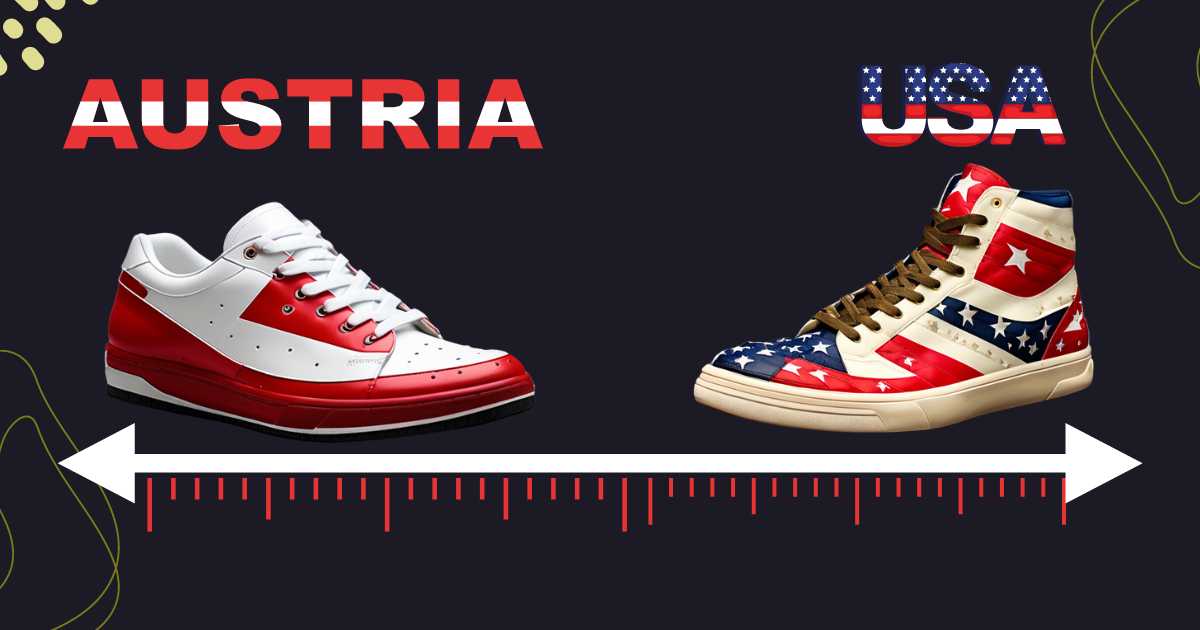 Austria to US Shoe Size Conversion