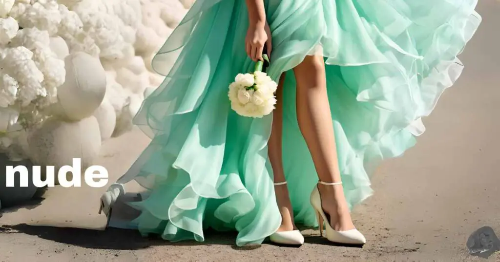Bold Statements With Shoes to wear seafoam dress