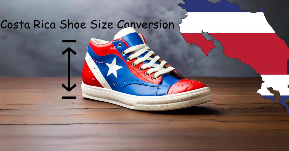 Costa Rica Shoe Size Conversion