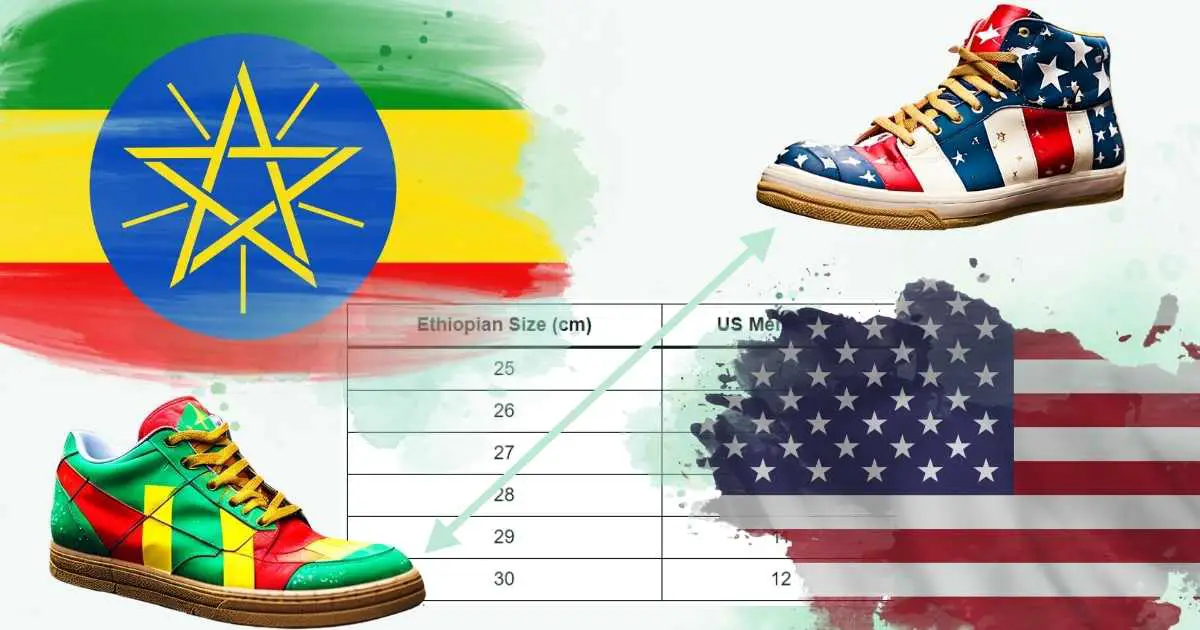 Ethiopian Shoe Size to US Conversion