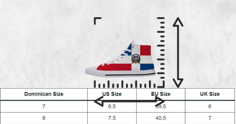 Dominican Republic Shoe Size Guide: 7Tips + Chart!