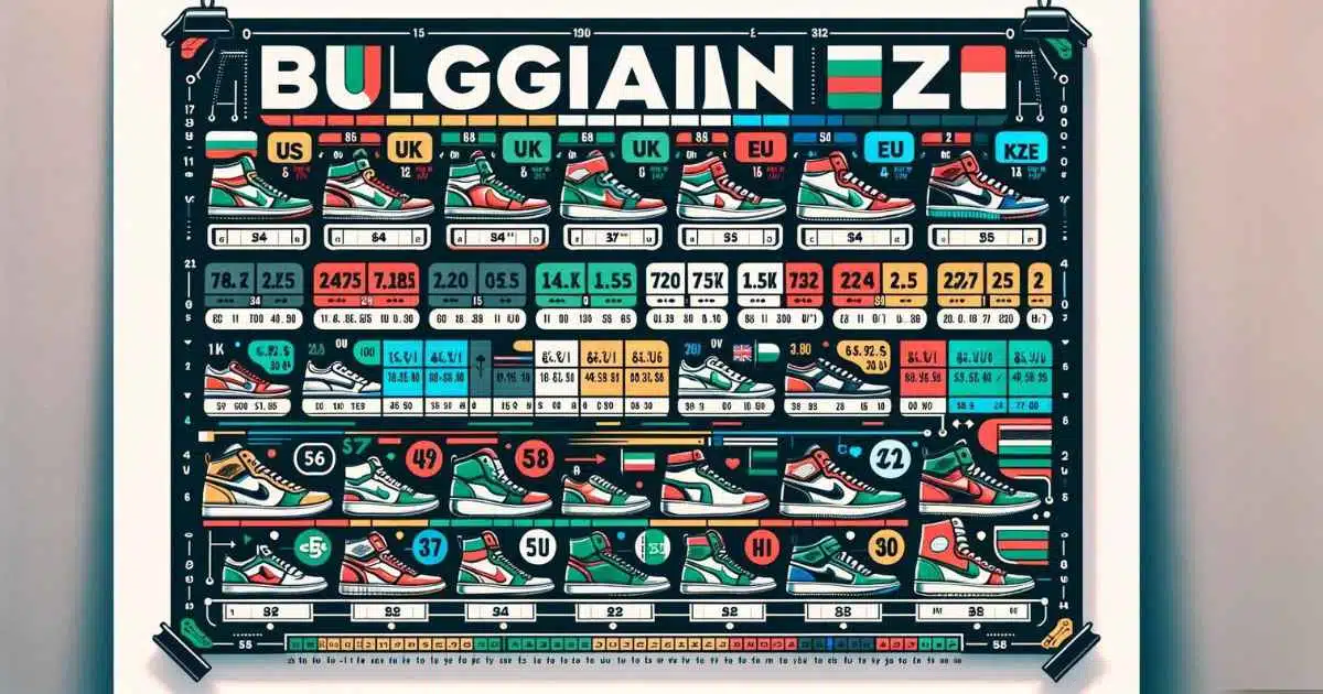 Bulgarian Shoe Sizes Conversion