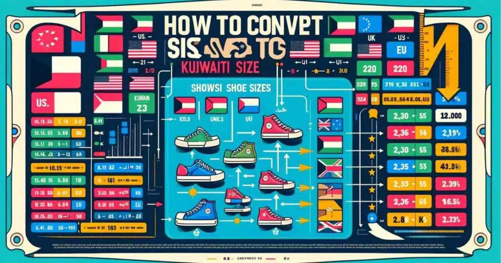 Converting To Kuwaiti shoe Sizes From Us, Uk, And Eu