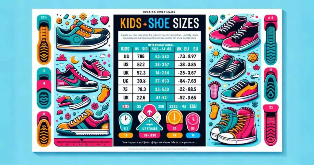 Kids And Junior Bulgarian Shoe Sizes