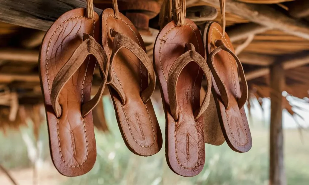 Drying The Sandals Insoles