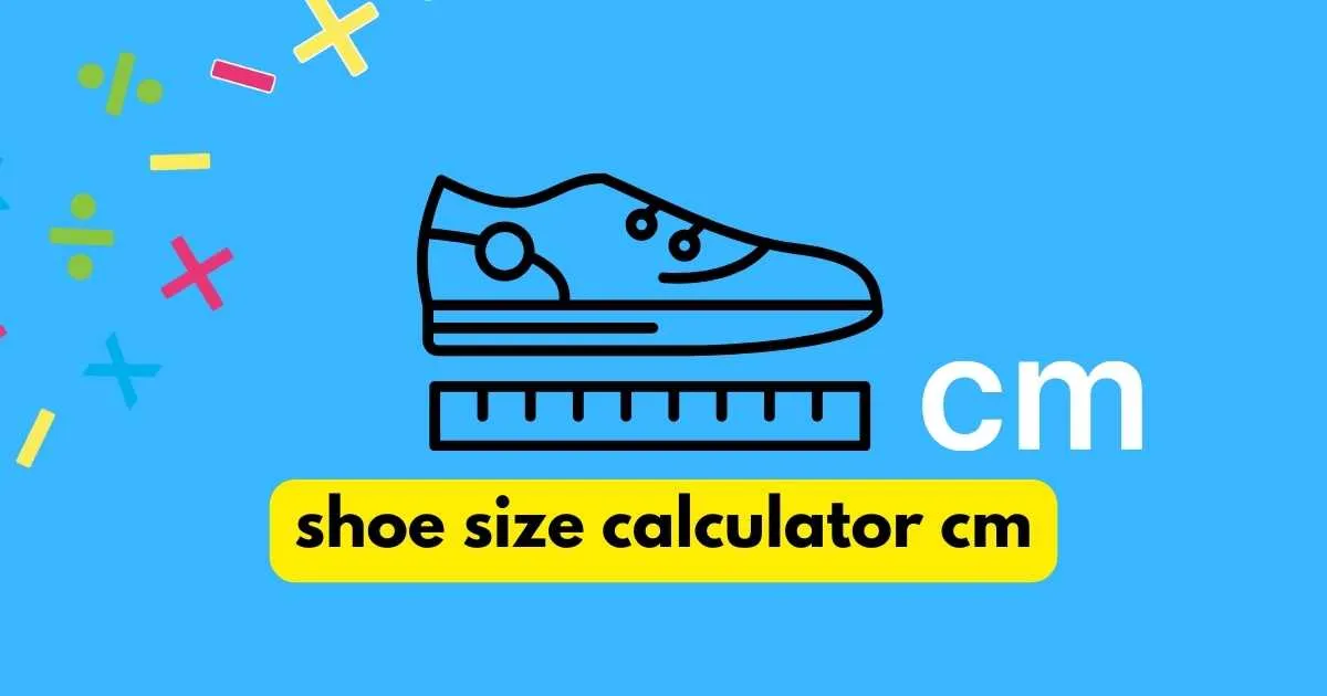 shoe size calculator cm