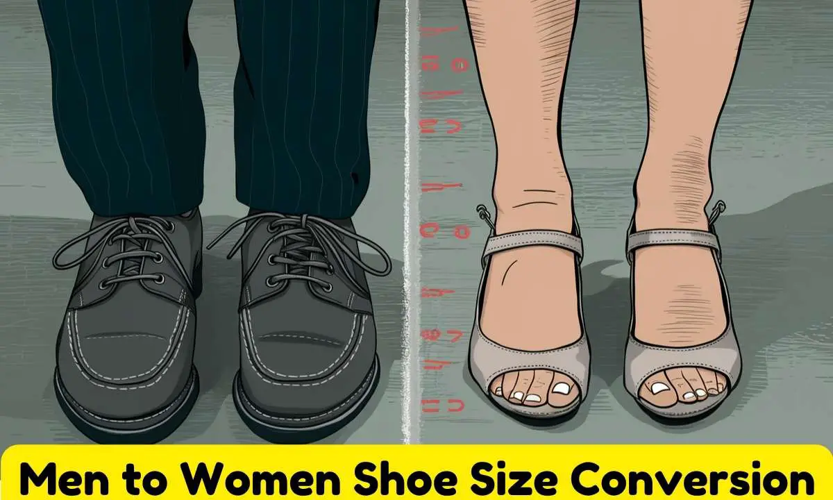 Men to Women Shoe Size Conversion