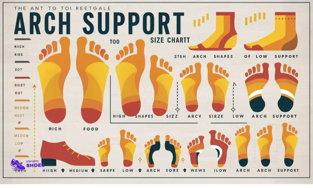 Arch Support Size Chart Basics