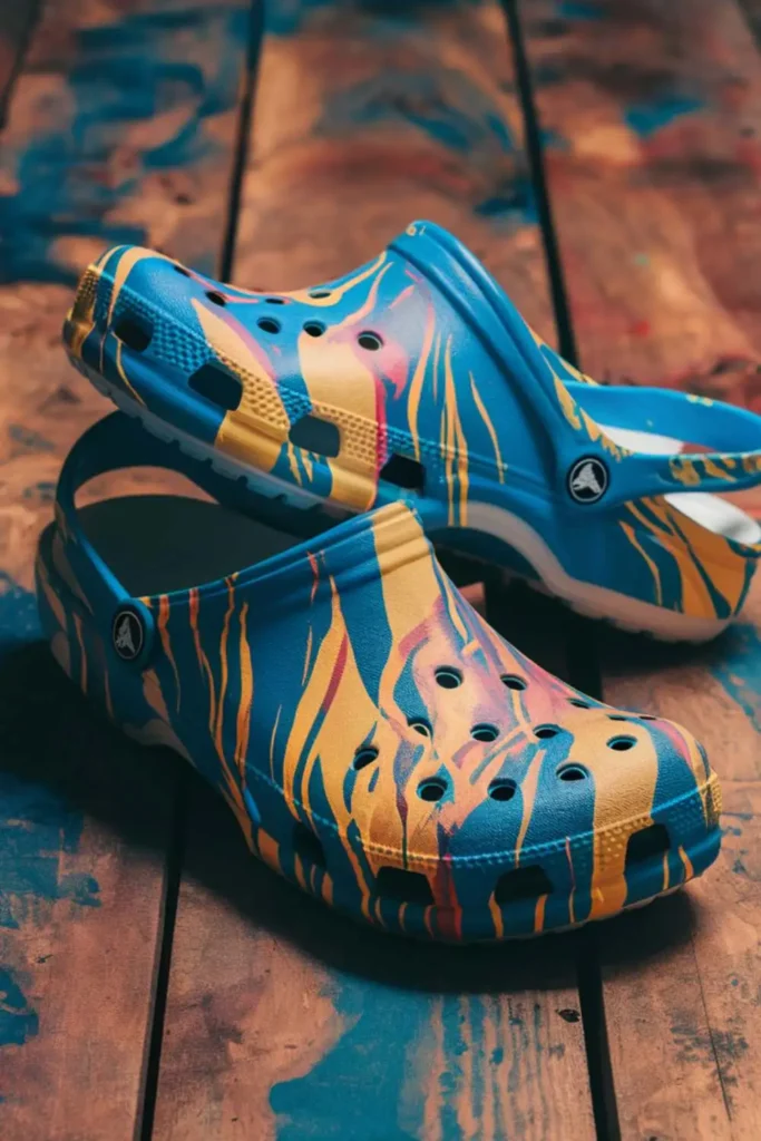 Croc Shoe Painting