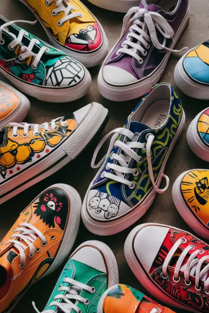 DIY Custom Shoe Painting idea