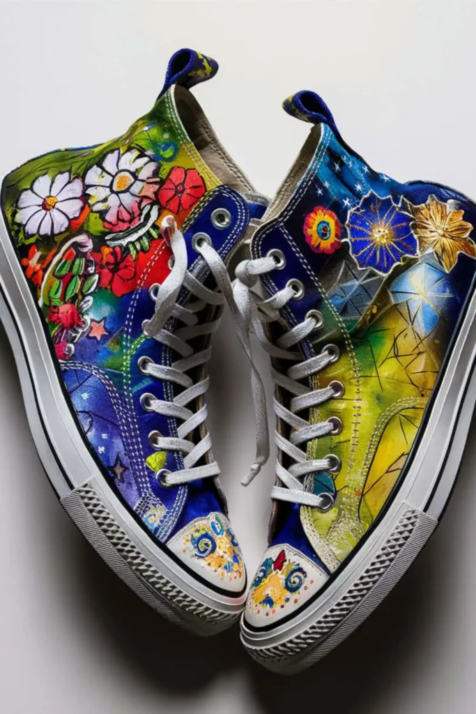 High Tops Shoes Painting