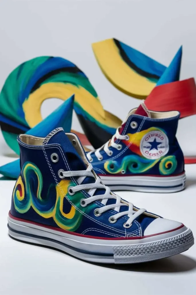 Shoe Painting Converse High Tops