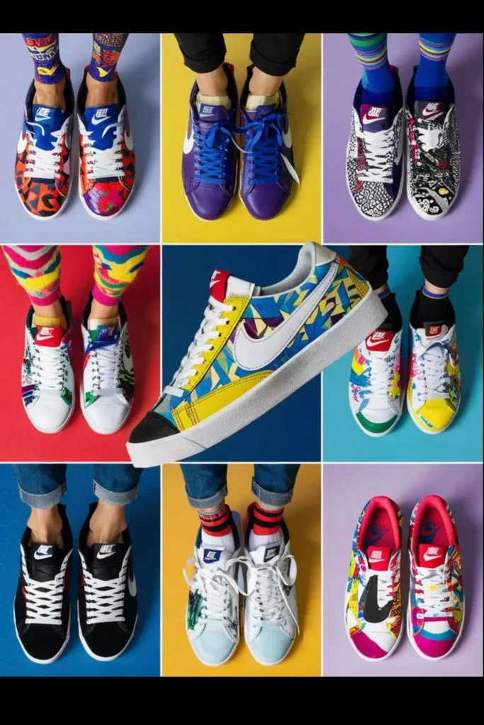 Shoe Painting Ideas for Nike Blazers 