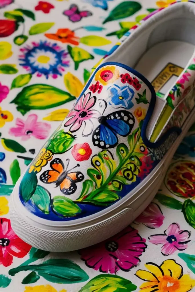 Slip-On Shoes Painting