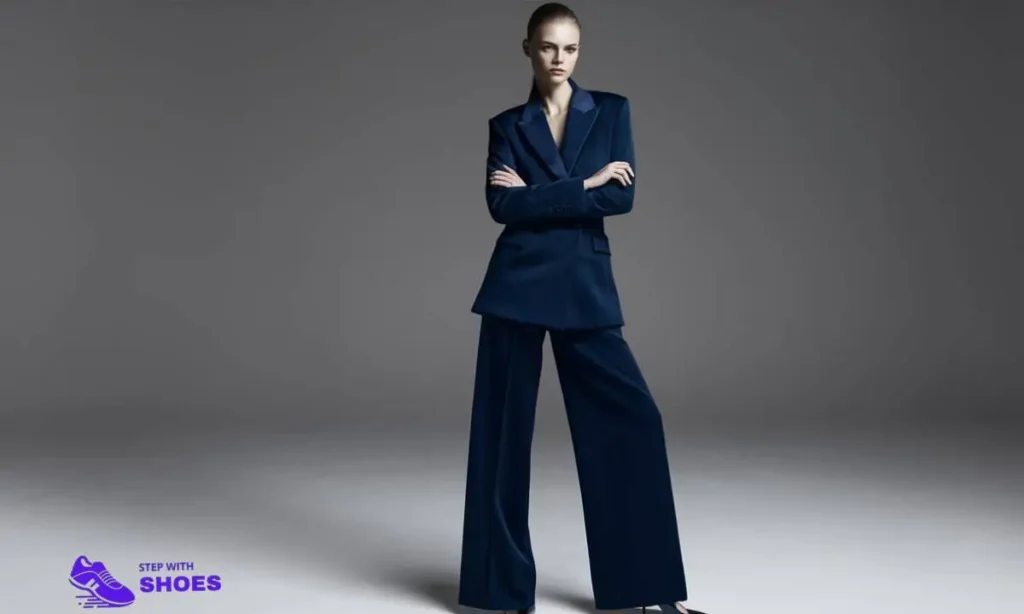 heels Wear With Monochromatic Pantsuit