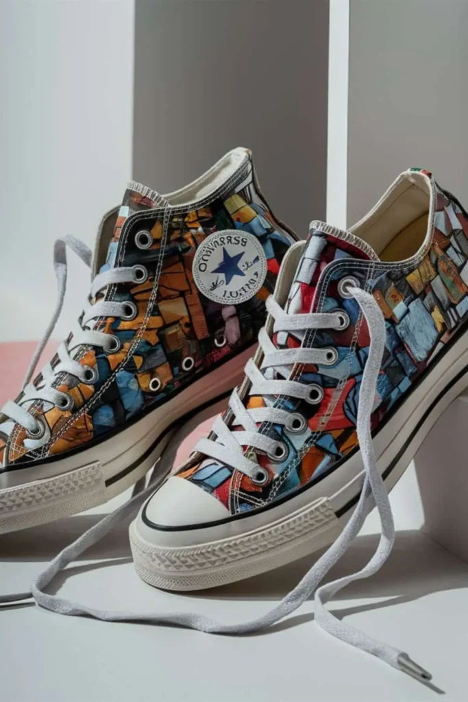 shoe Painting Converse Low Tops