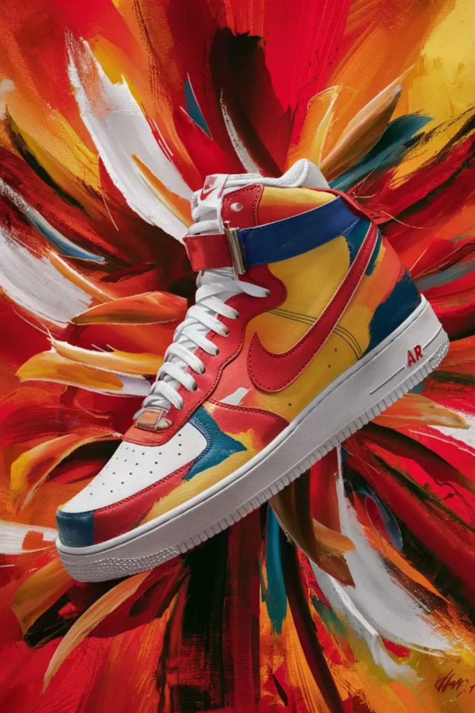 shoe painting nike air force 1 